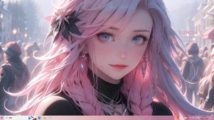 治愈可爱女孩