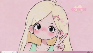 元气比耶少女