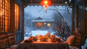 雪中年夜饭