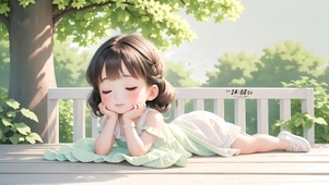 清纯可爱小女孩