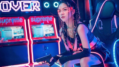 赛博朋克—灯光