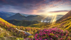唯美温馨青山