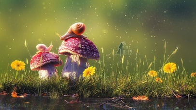 唯美治愈小蜗牛