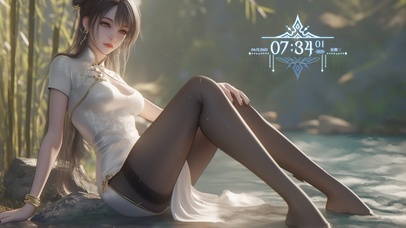 素颜如玉，纤指如兰