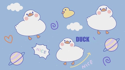 duck&rabbit清新壁纸图片_动态桌面壁纸图片_动态壁纸下载-元气壁纸