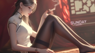 美目如水，婉约多姿