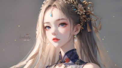 4K唯美古风汉服公主