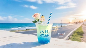八月你好