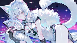 迷迭香-旗袍美女