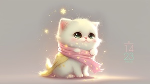 可爱星光猫咪
