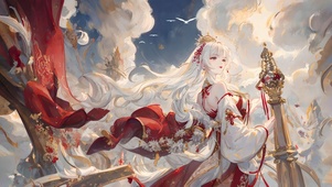 唯美古风少女