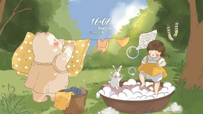 美好的一天从洗洗刷刷开始