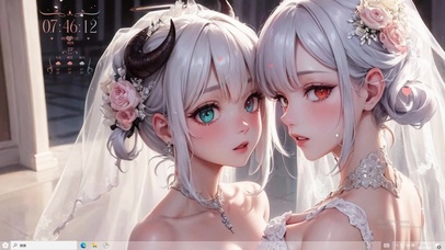 4k白毛恶魔婚纱性感萝莉美少女