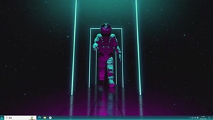 行走的宇航员—【主题桌面】