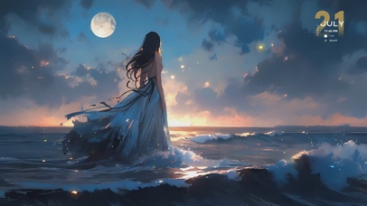 【唯美治愈】消失的她，宅男女神