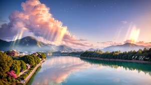 古镇河岸