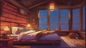 星空下的小屋
