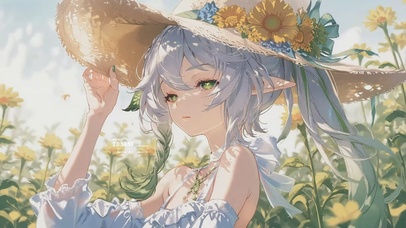 极致光影-绿色花海