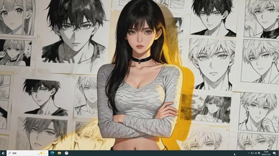 纯欲港风气质美女