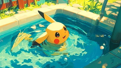 泳池皮卡丘