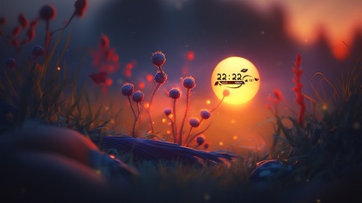 4K唯美治愈萤火之夜