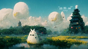 治愈护眼雨天甲壳虫基地