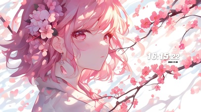 二次元繁花少女