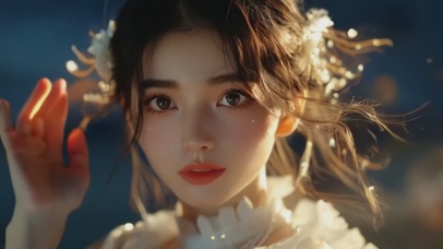 月下仙子对月起跳舞