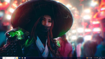 赛博朋克的女侠