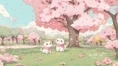 小清新春日樱花