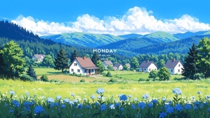 静谧的草原
