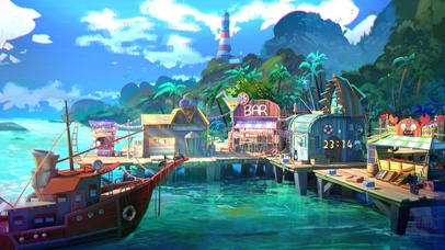 4K唯美治愈小港湾