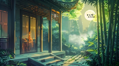 翠竹摇曳 曲径通幽