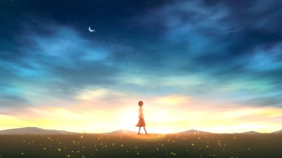 原来是美丽的黄昏呀