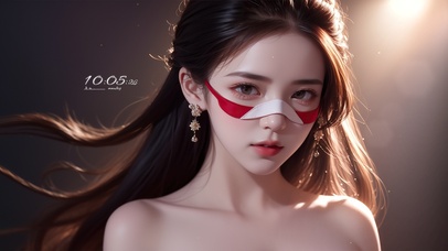 纯欲系长发古风女生