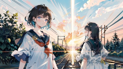 4K 铁路上的少女们