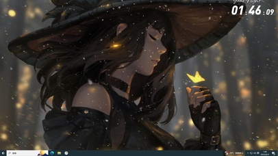 萤火虫  唯美  高冷少女