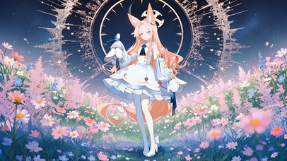 百合园圣娅-4k插画