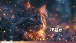 可爱猫咪桌面主题