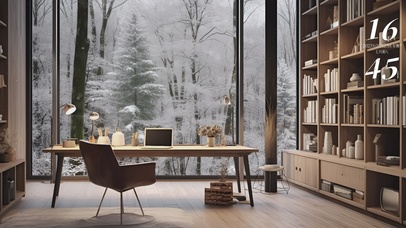 雪天书房