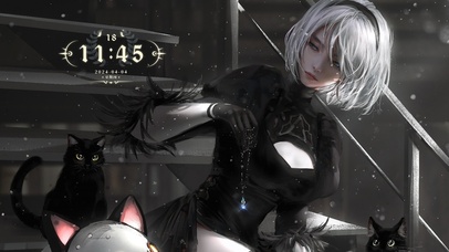 4k 尼尔机械纪元 同人 黑猫