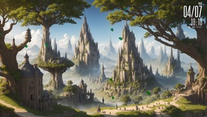 4k 奇幻城堡230407