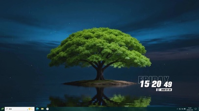 乌云树下桌面主题