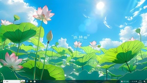 夏日荷花