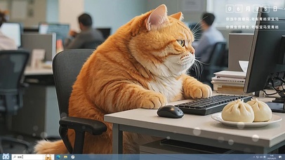 看看老板在吗 准备摸鱼吃包包