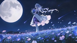 遐蝶-星空下的少女