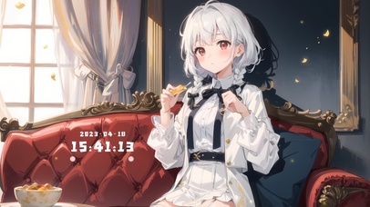 4K温柔沙发女孩