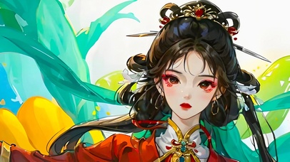 美女四 4K治愈壁纸