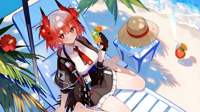 海边泳装少女-菲亚梅塔