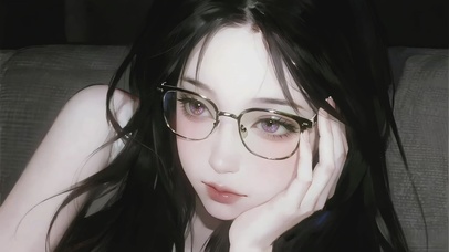 纯欲眼镜女孩